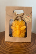 Coffret Bougie Abeille et fleur — Cire d'Abeille Naturelle
