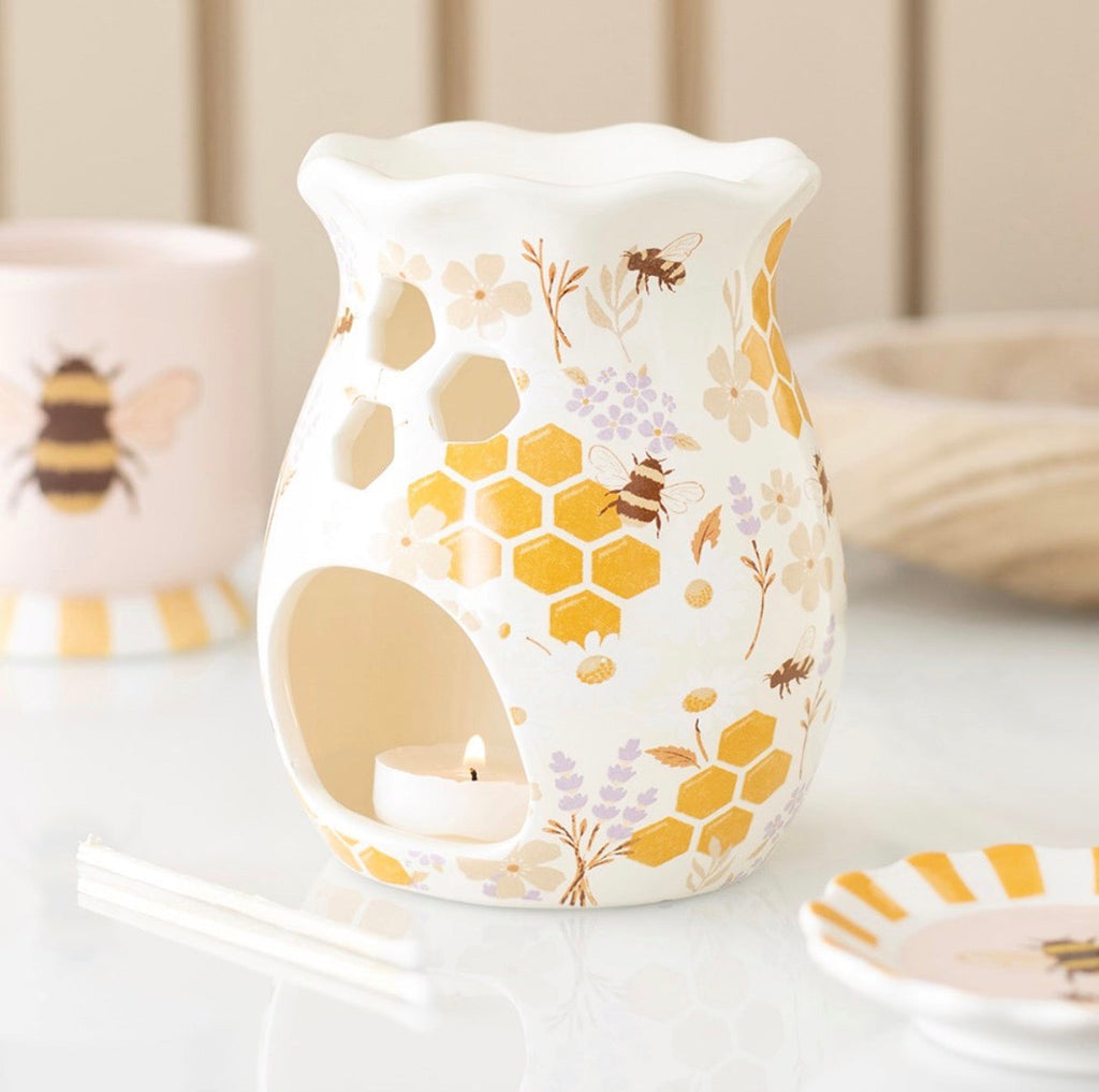 Pack cadeau 🎁 Douceur d’abeille – Diffuseur et 8 fondants à la cire d’abeille 100% pur