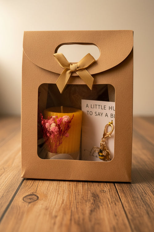 Coffret bougie cire d’abeille