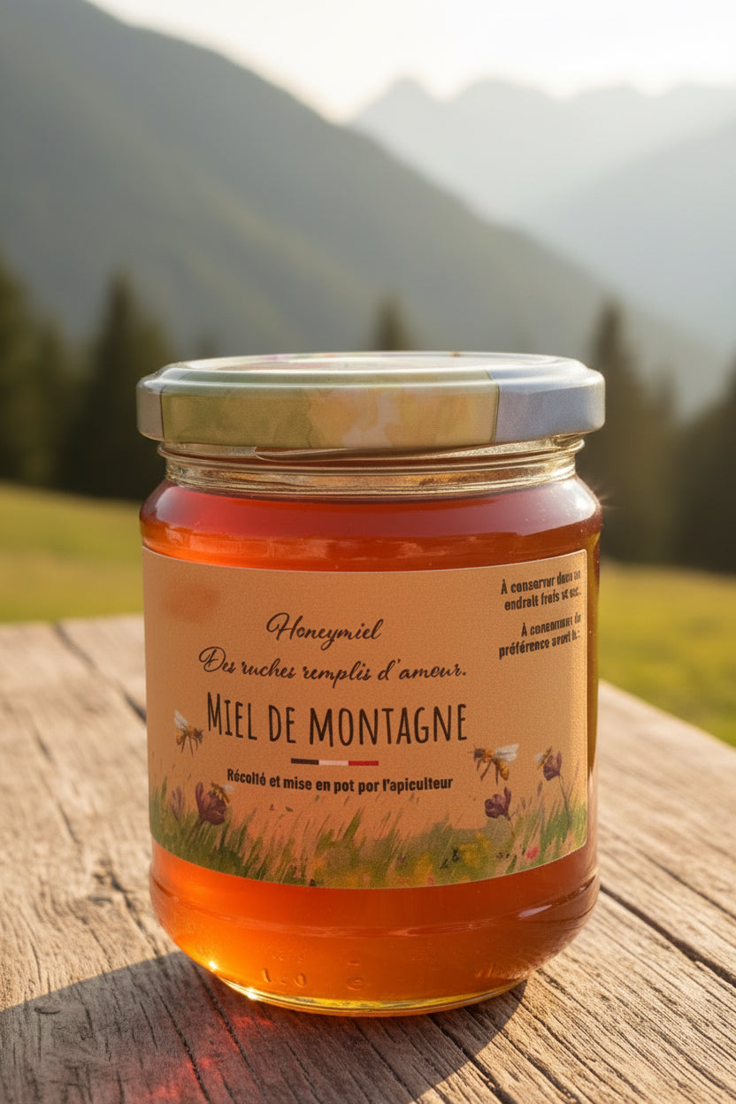 Miel Pur de Montagne de Haute Savoie — 250g