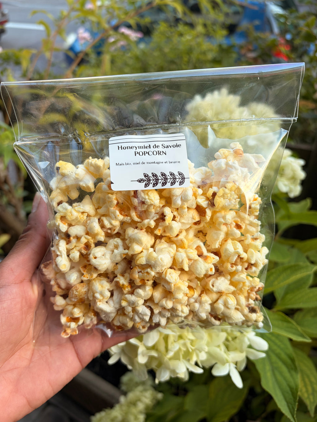 Popcorn miel & beurre artisanal au maïs bio – Sachet 30g