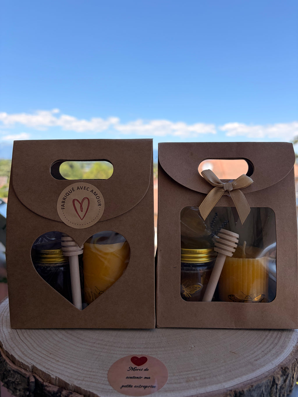 Sac cadeau 100% fait main et 100% artisanal. Pour le plaisir d’offrir 🐝