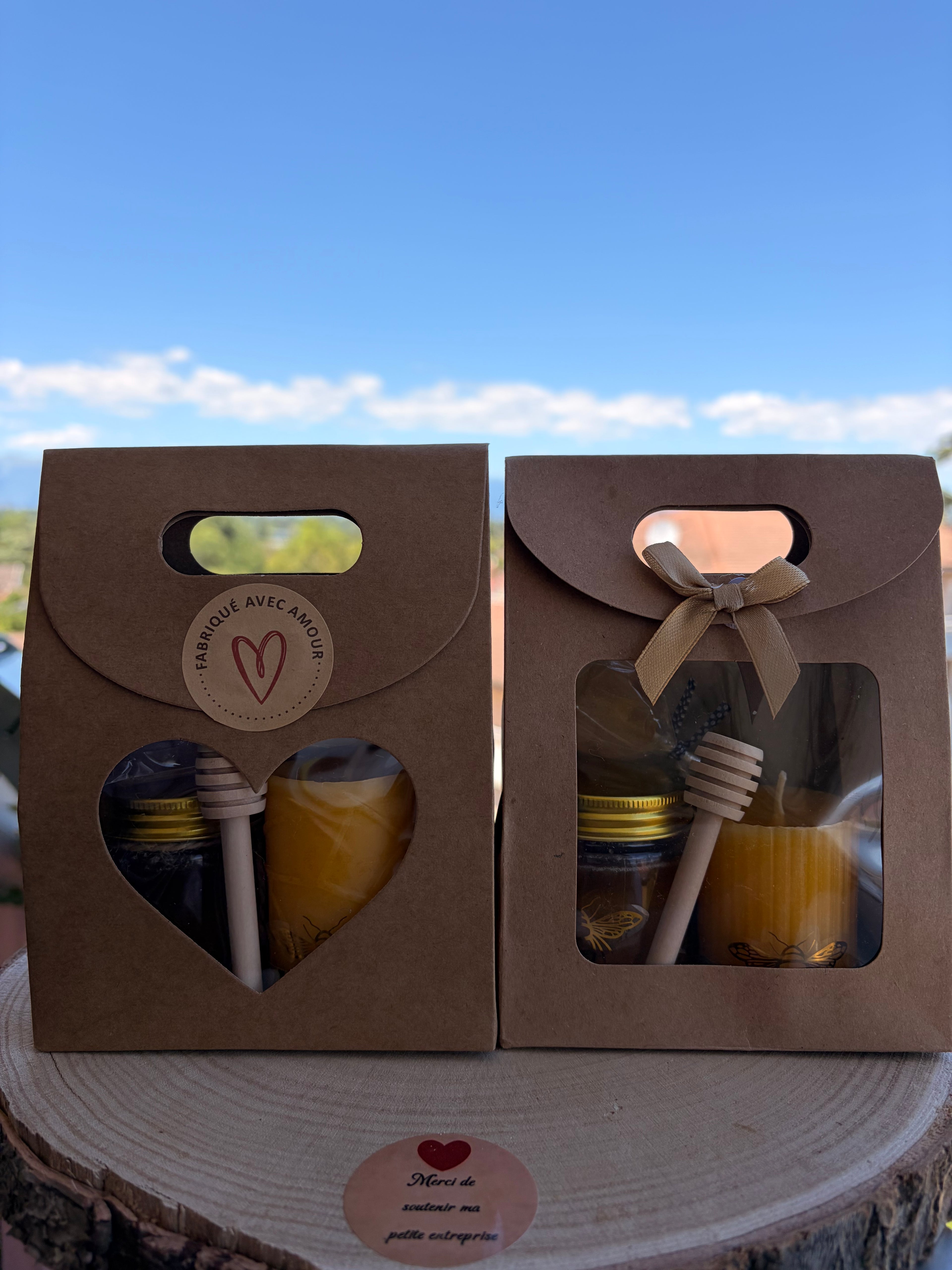Sac cadeau 100% fait main et 100% artisanal. Pour le plaisir d’offrir 🐝