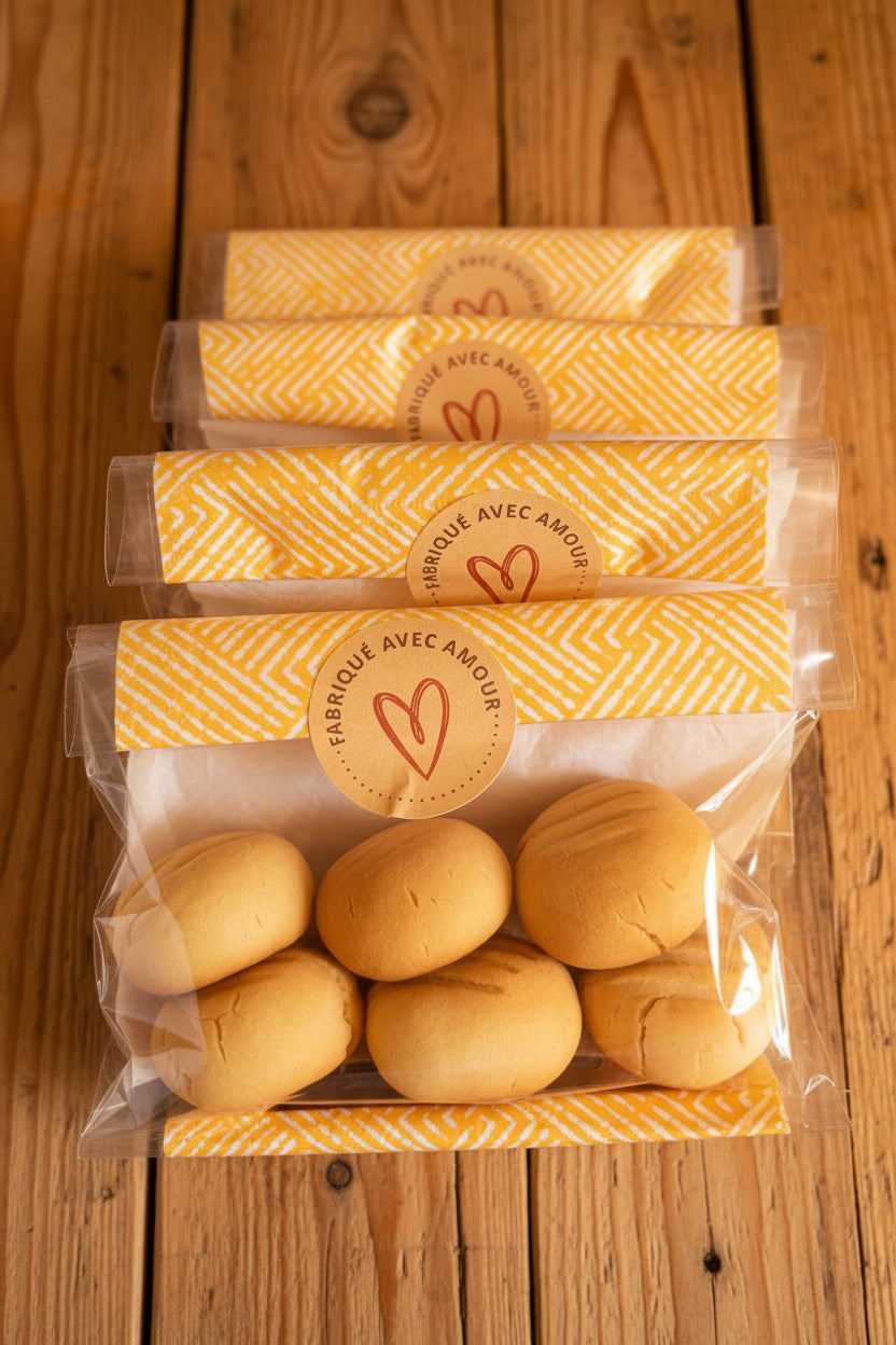 Sablés Artisanaux Miel & Citron — 125g (6 mini sablés)