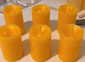 Bougie Cylindre Cire d'Abeille — Senteur Miel