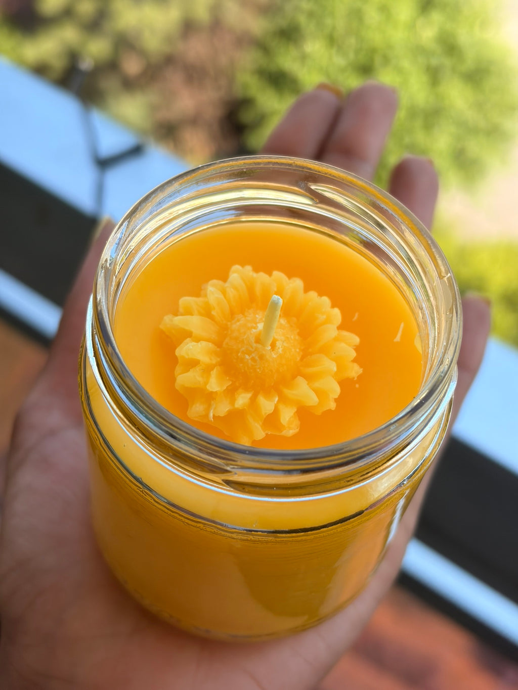 Bougie en Bocal Cire d'Abeille — Senteur Miel